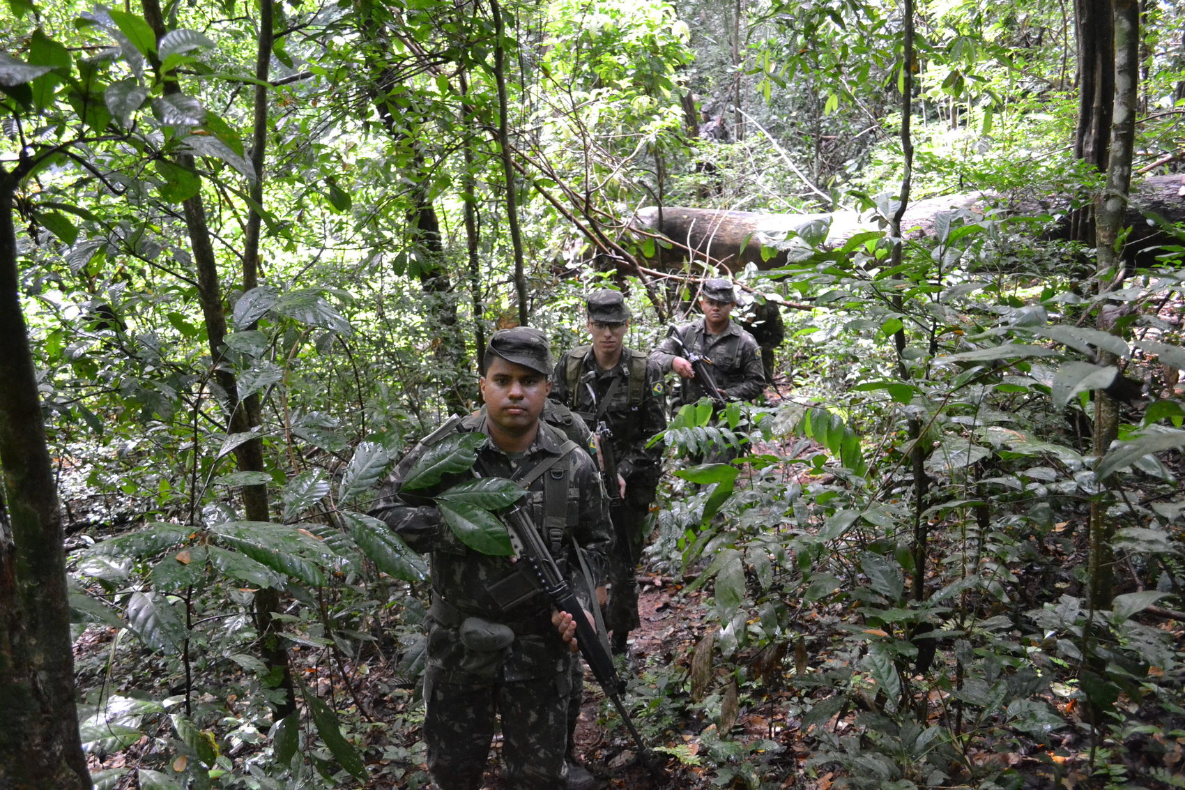 23º Esquadrão de Cavalaria de Selva – Marcha através Selva